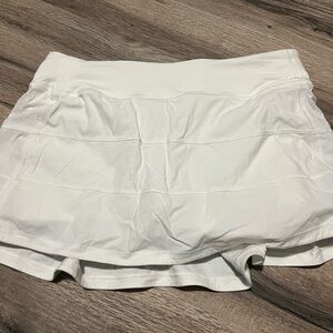 Lululemon Athletica White Skort- size 8